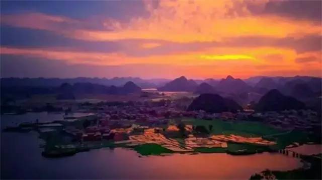 普者黑三生三世十里桃花风景,丘北普者黑十里桃花