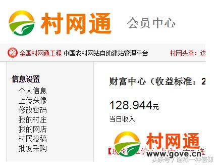 村网通村级服务站的收入,村网通站长能赚多少钱