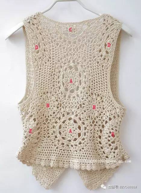 韩版横织马甲图解,韩版马甲裁剪教程