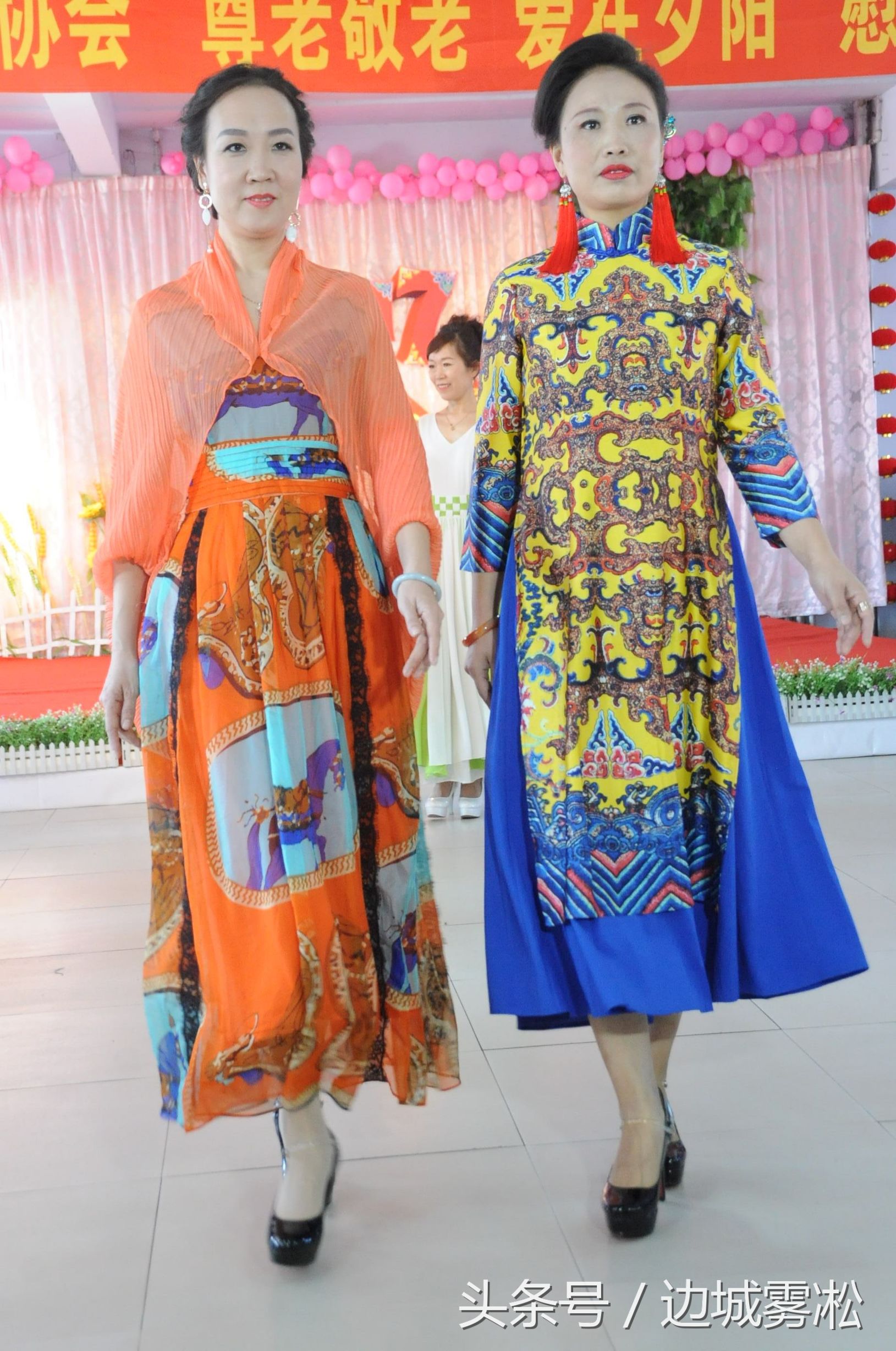 黑河市旗袍协会春节晚会,北安市旗袍协会三周年开场秀
