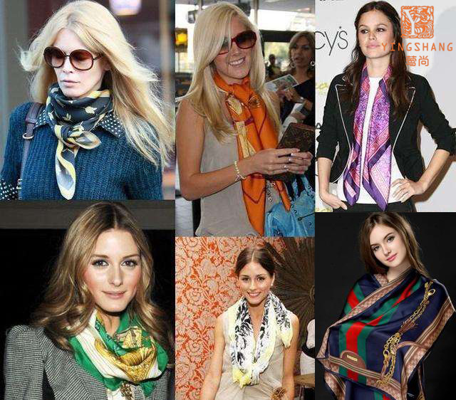 爱马仕女士丝巾系法,女士衬衣丝巾怎么系