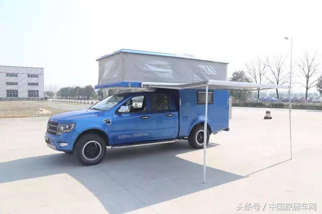 越野皮卡房车硬升顶,越野升降顶房车