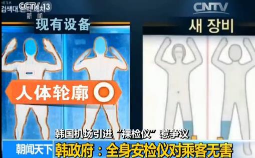 品骉：韩国机场“裸检仪”几乎裸视人身体？安全吗？