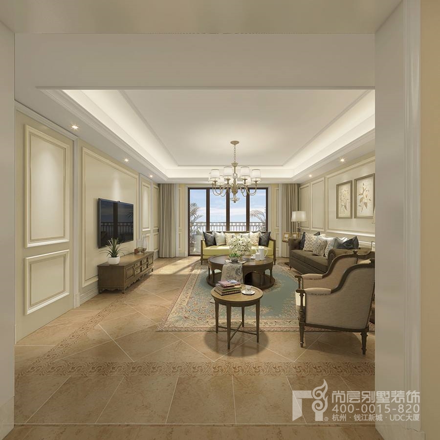 保利轻奢风180平跃层装修效果图,保利115平复式楼装修风格