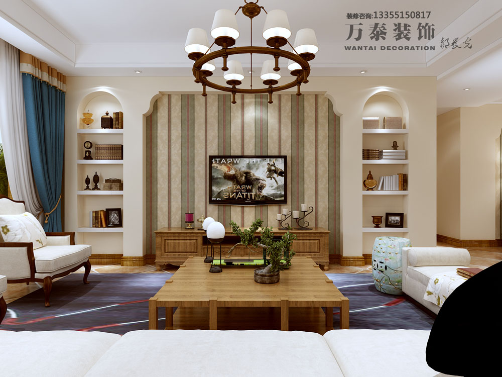 兖州新百汇春园装修效果图,兖州新百汇一楼小院装修