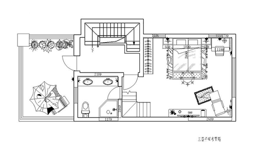 青岛红岛装修,青岛保利红岛湾别墅130平装修