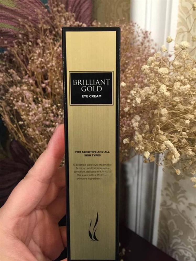 24k黄金玻尿酸眼霜,ahc新款黄金眼膜