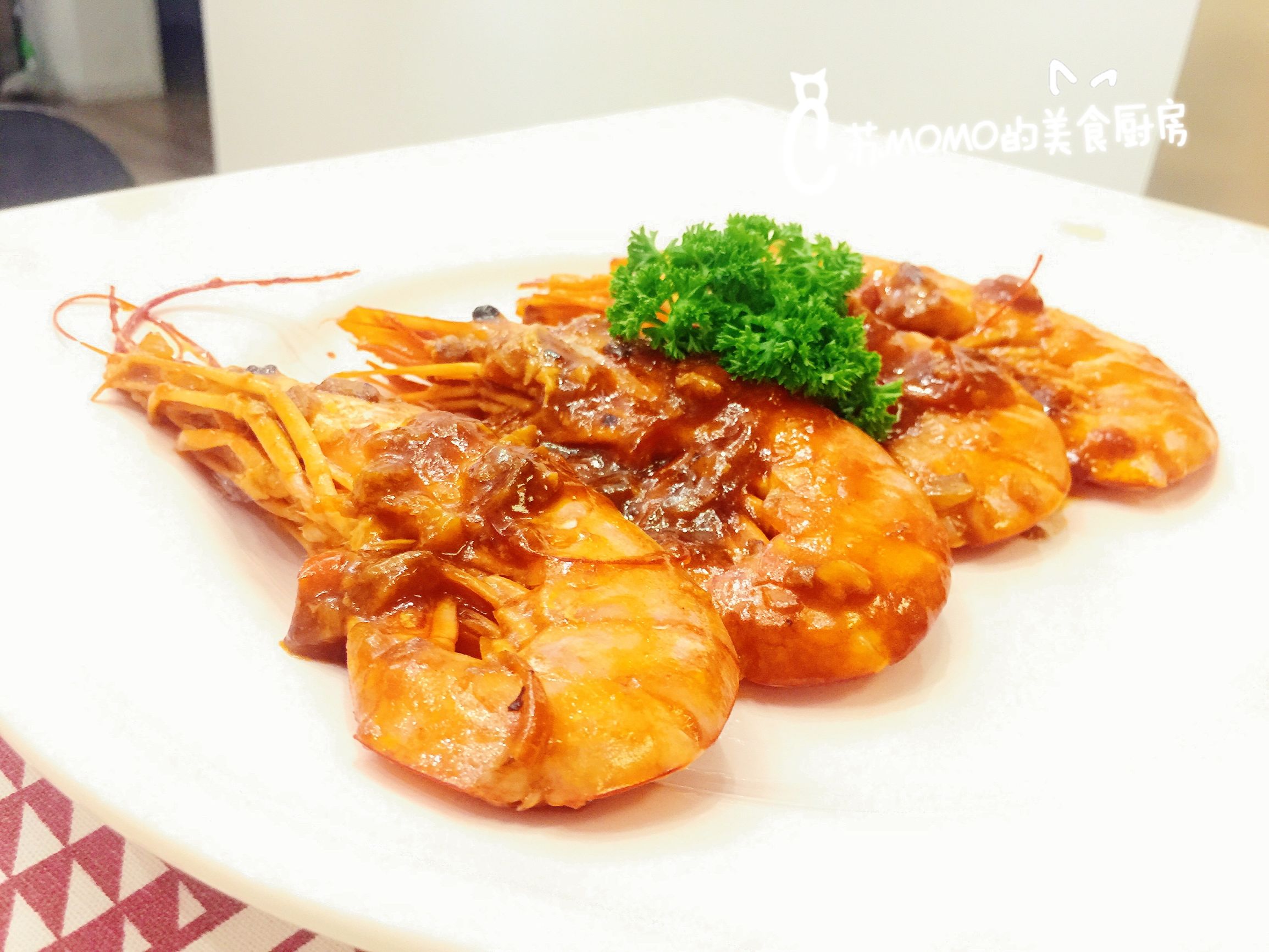 阿根廷去头红虾番茄味,芝士焗阿根廷红虾