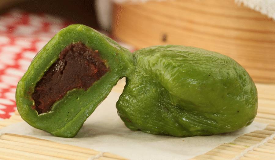 网红青团咸蛋黄肉松青团,蛋黄肉松青团推荐