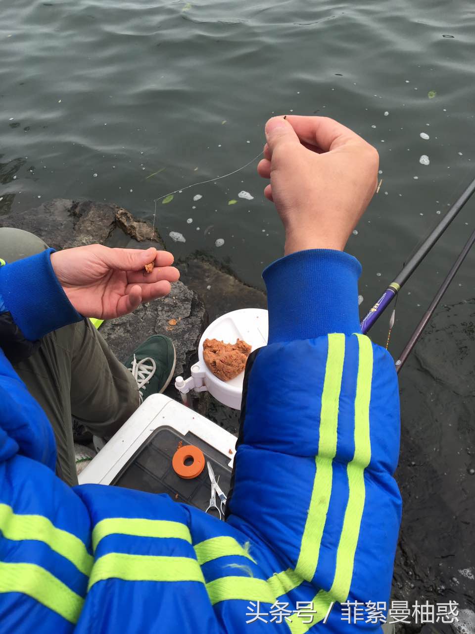 结束了钓鱼一天的疲惫,休息一天明天继续钓鱼