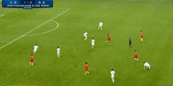 王永珀助攻于大宝,中国1:0伊拉克于大宝进球视频