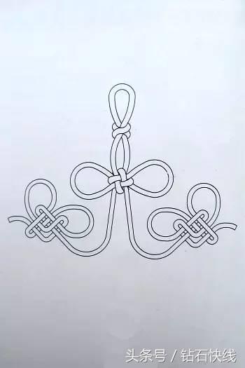 最简单红绳结编法图解,中国结编织红绳子的编法