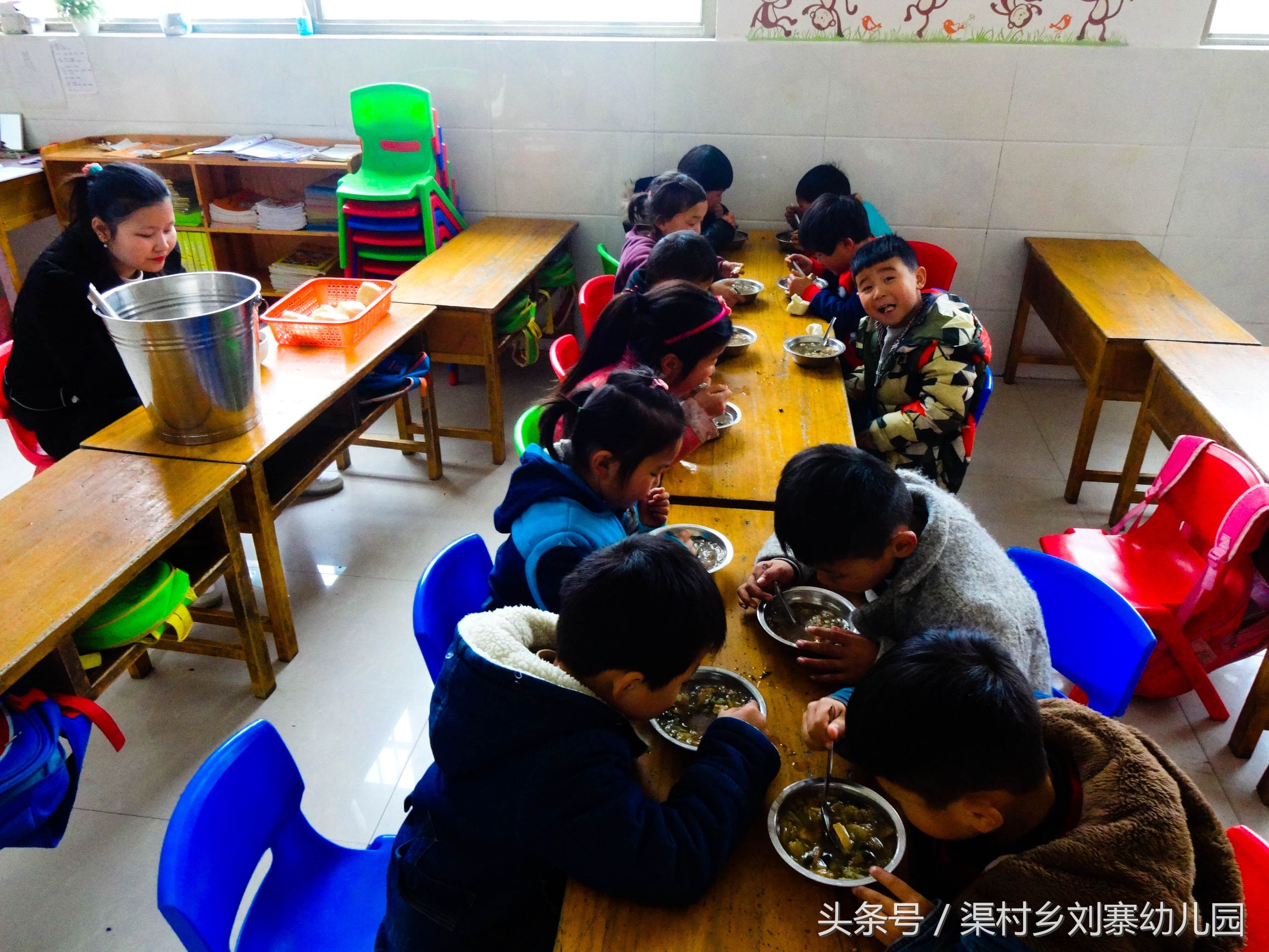 孩子每天在刘寨幼儿园吃什么呢？·孩子成长日记第二期