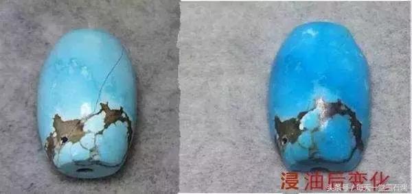 绿松石用酒精泡了一个晚上,绿松石清水洗后凉凉的立马就干了