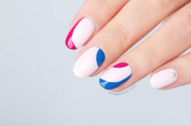 好看又好做的美甲diy教学,美甲小技巧学会在家就能做哦