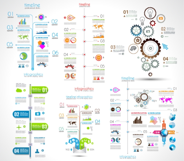 ppt时间线图模板,时间轴ppt图表大全