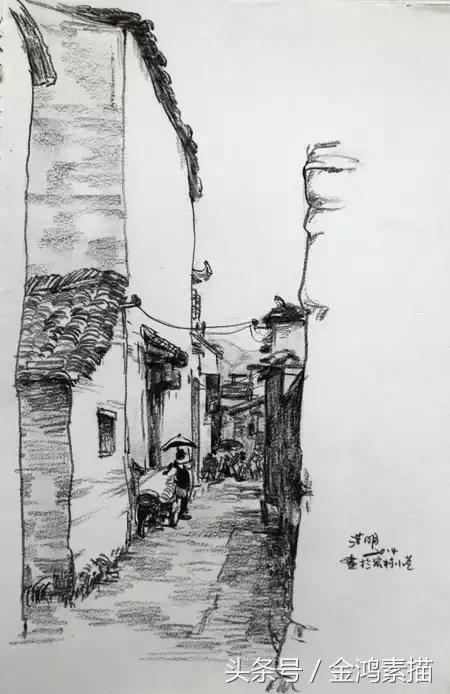 速写教程风景,风景速写写生的方法与步骤