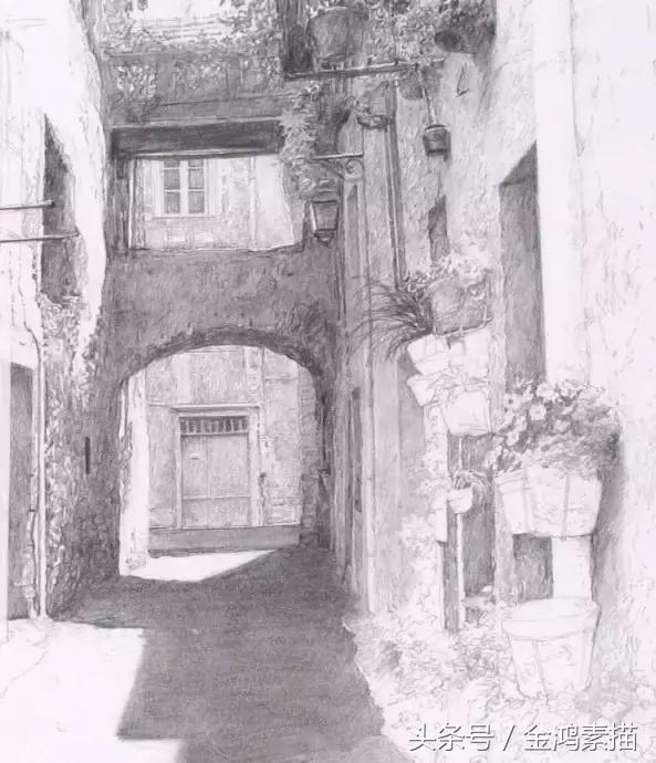 速写教程风景,风景速写写生的方法与步骤