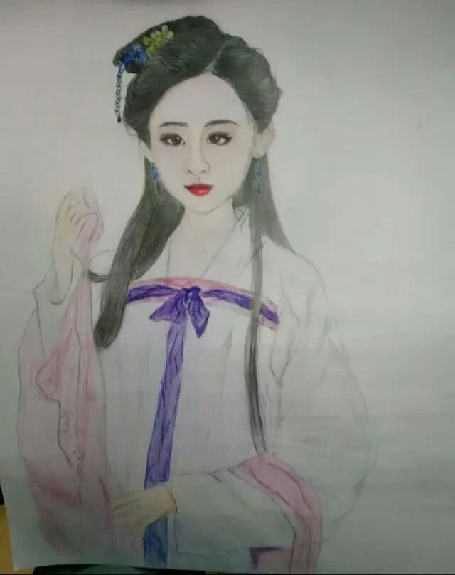 温大瓯江学院阳光理工男爱画宫女，作品走红朋友圈