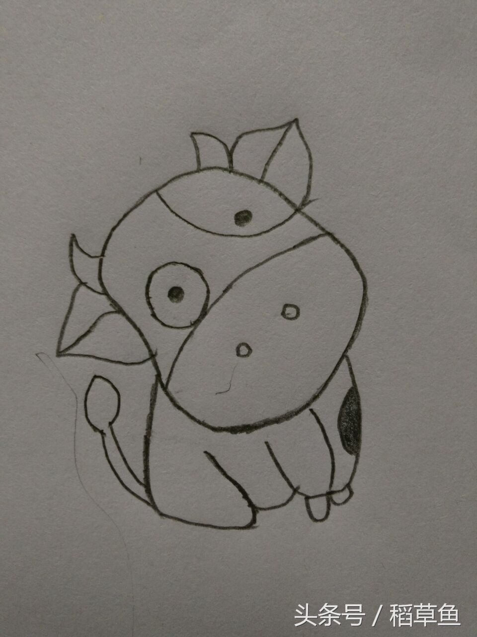 12生肖完整图片马的简笔画,12生肖中的狗简笔画怎么画