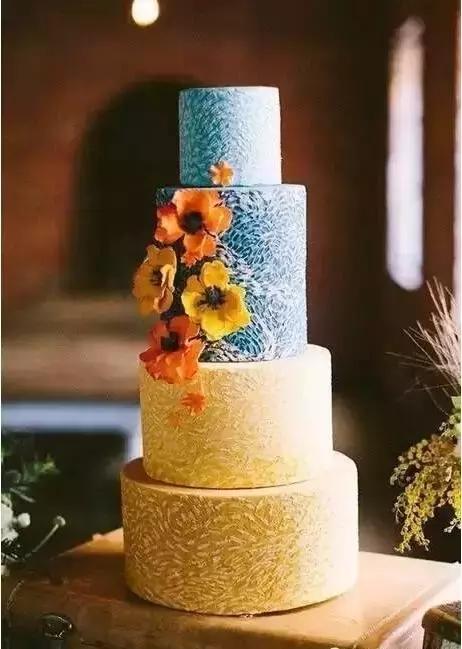 国外大型翻糖蛋糕图片,粉色婚礼翻糖蛋糕图片大全