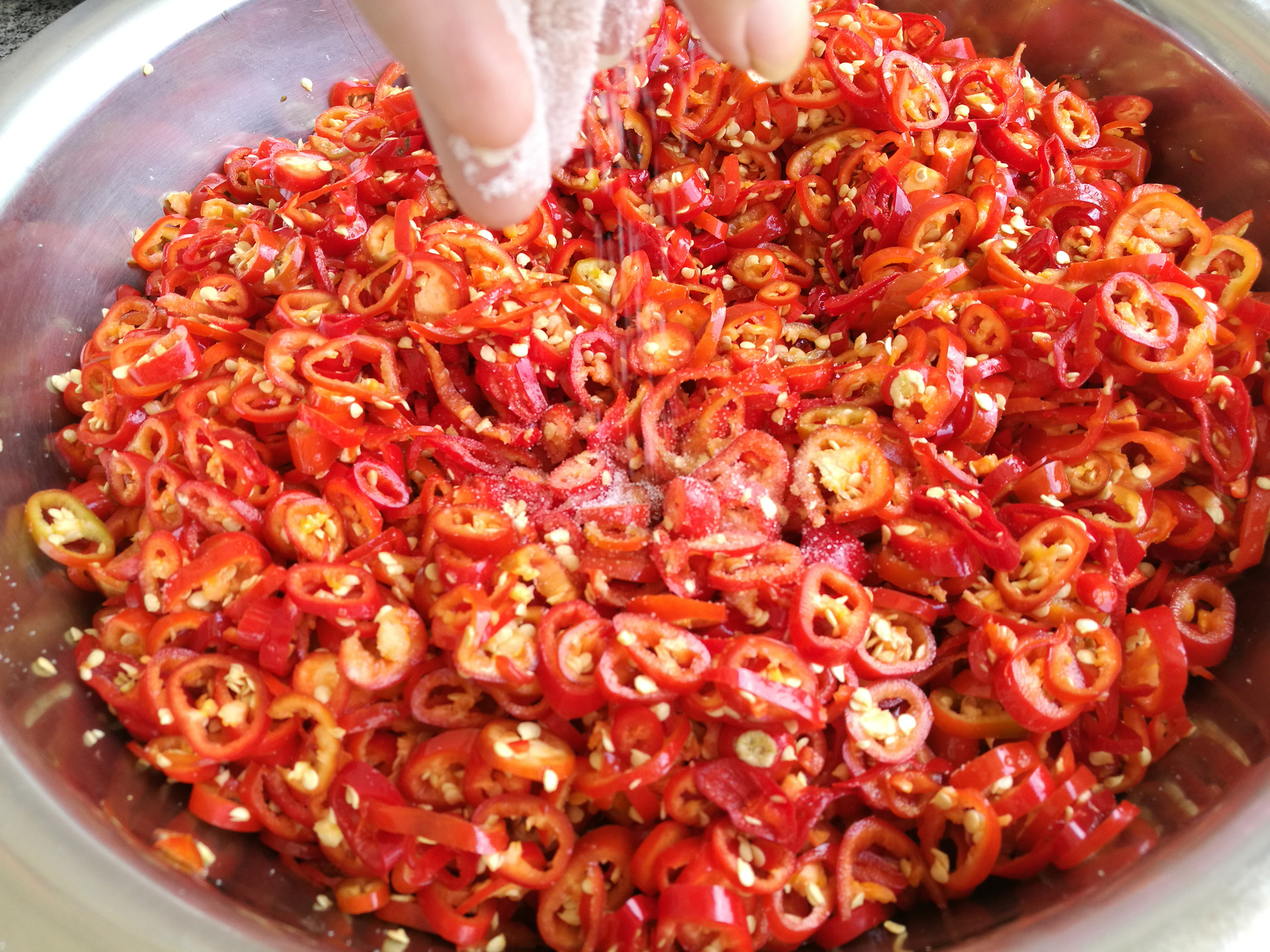 腌辣椒不用糖的做法,不放心外面买的腌辣椒