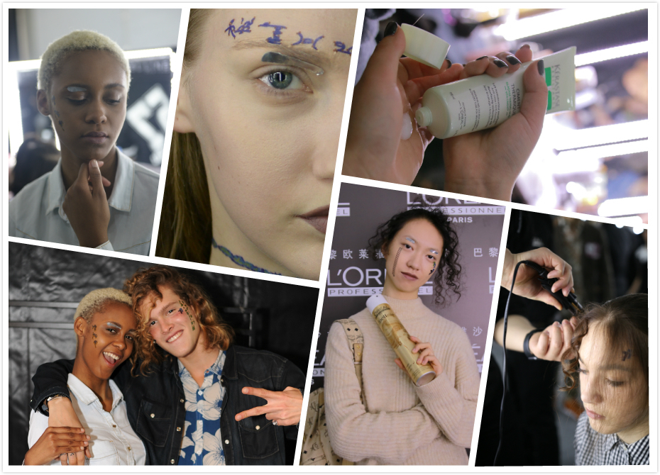 突袭时装周后台，探秘让模特360度美丽无死角的妆发技巧