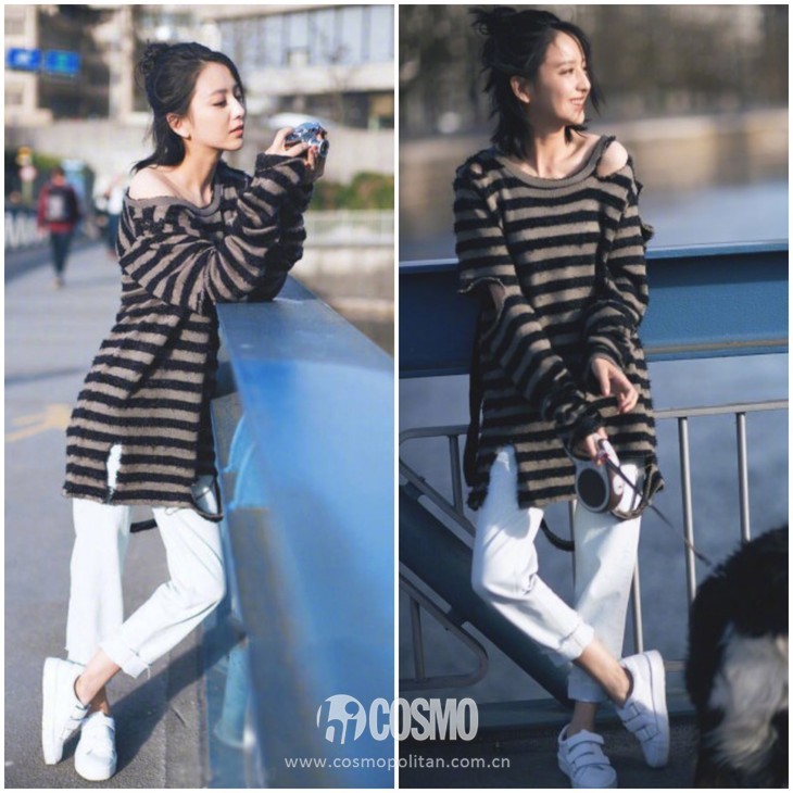 时髦破衣服,今年最流行的破洞上衣