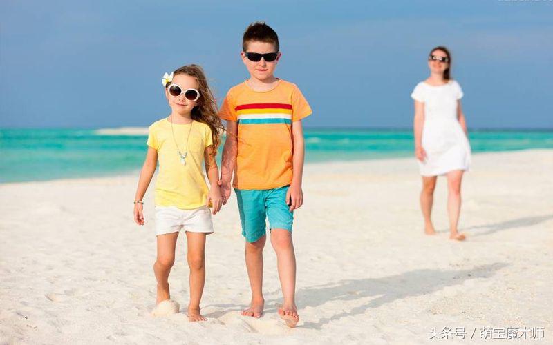 暑期带孩子来沙滩海边亲子游,海边带娃亲子游