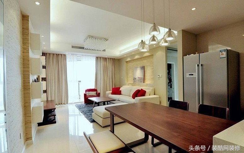 就喜欢这样的厨房！-成都锦绣城-现代简约90㎡装修效果图展示