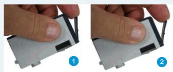 惠普更换墨盒的操作步骤,惠普k209a打印机墨盒安装方法