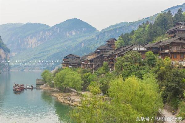 乌江百里画廊景区全景,千里乌江百里画廊古镇