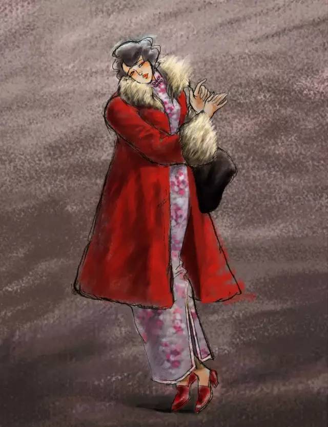 金陵十三钗玉墨旗袍造型,复古旗袍妆金陵十三钗