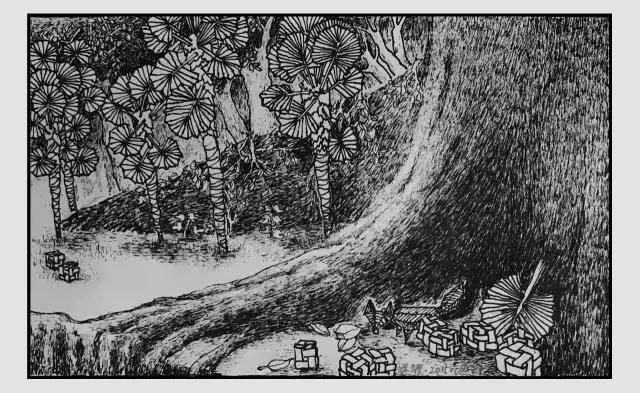 插画师迷狸:路过,停留