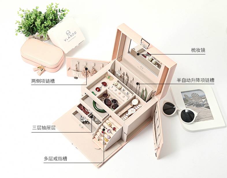 今天10点团｜如此美貌又独特的首饰收纳盒，muji看了估计都会自愧不如！