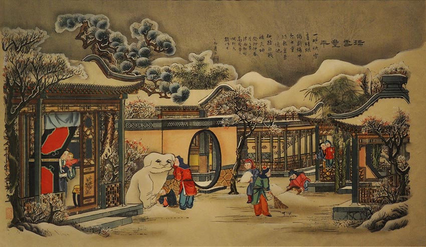 中国民间传统年画总结,中国年画大全民间