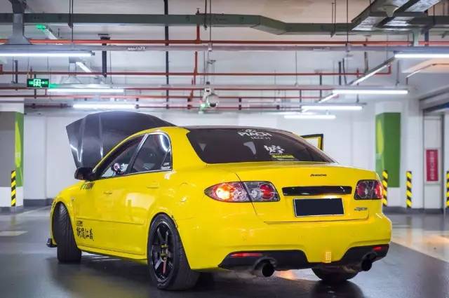 老马6合法外观改装案例,老马6改装昂克赛拉18寸轮毂