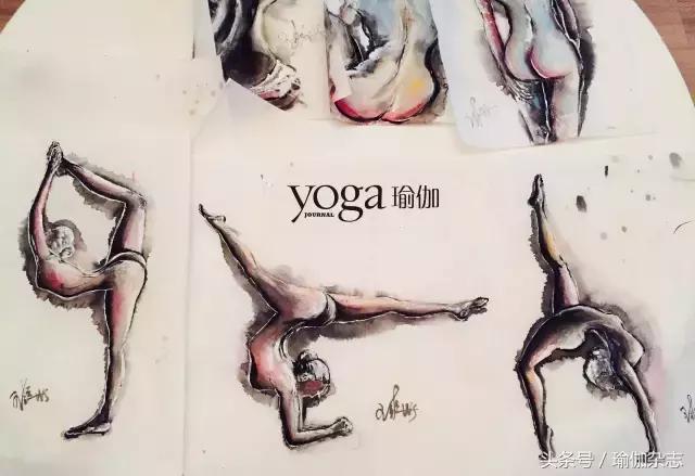 这些伽人把瑜伽小人画出了新模样儿,有你的那张哦!