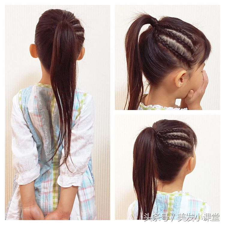 适合戴皇冠的儿童编发简单漂亮,儿童编发小视频3-5岁简单