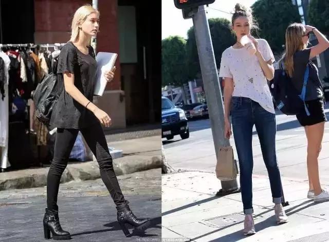 渔网袜潮酷搭配,破洞渔网袜穿搭