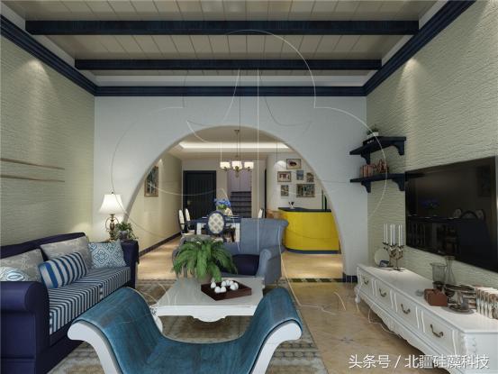 北疆硅藻泥装修效果图,客厅里什么颜色的硅藻泥好看