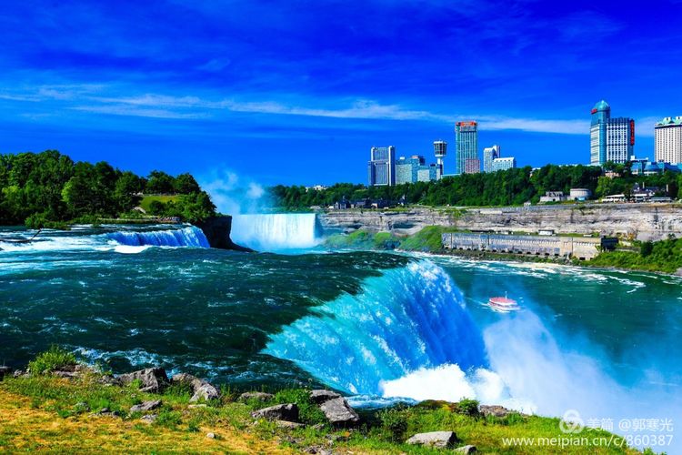 尼亚加拉大瀑布观景台,游美国尼亚加拉大瀑布