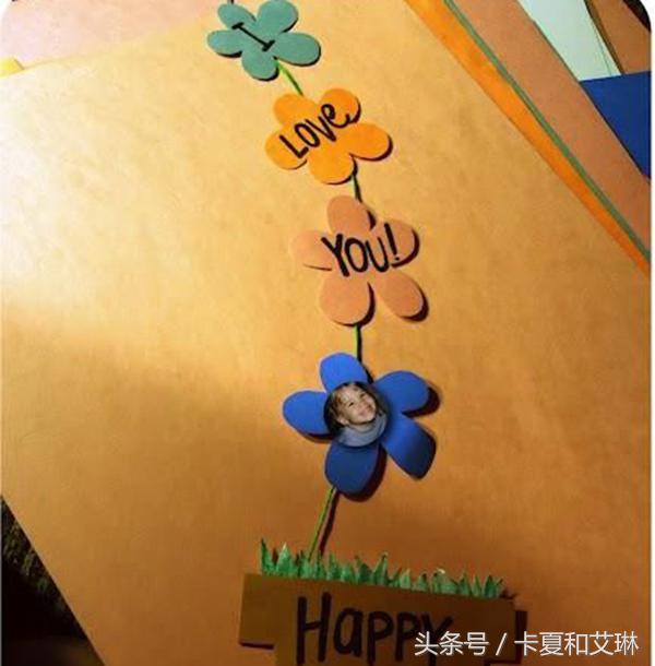 母亲节用小卡纸做贺卡手工制作,母亲节粘土贺卡手工制作大全