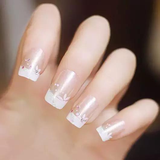 双手美甲贴怎么贴,超长又好看的美甲贴