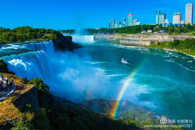 尼亚加拉大瀑布观景台,游美国尼亚加拉大瀑布