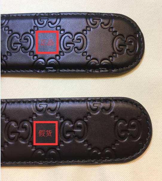 gucci皮带真假鉴别图解,gucci双g腰带真假鉴定图解