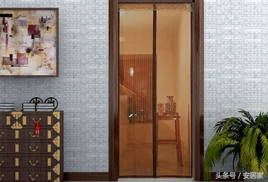 防盗门防蚊门帘全磁铁最新款家用,防盗门装什么防蚊门帘最好