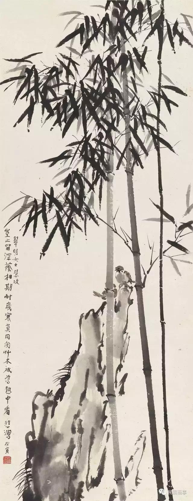 荣宝斋傅抱石湘夫人版画,傅抱石晚年生活