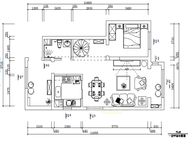 曲江华著中城93平装修,曲江华著中城社区