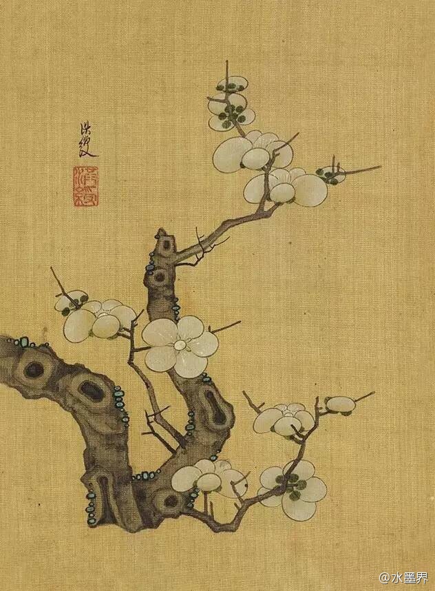 陈洪绶的花鸟是工笔画还是写意画,陈洪绶山水画作品欣赏